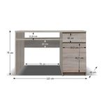 Casa si Gradina - Mobilier - Mese si birouri - Birouri - Masa PC, stejar sonoma, PANAMA typ 10 - Infinity.ro