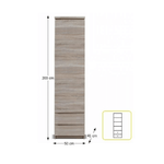 Casa si Gradina - Mobilier - Dulapuri si sifoniere - Dulapuri - Dulap, stejar sonoma, PANAMA Typ 02 - Infinity.ro