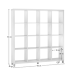 Casa si Gradina - Mobilier - Biblioteci si rafturi - Etajere - Etajera, alba, TOFI 6 NEW - Infinity.ro