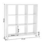 Casa si Gradina - Mobilier - Dulapuri si sifoniere - Dulapuri - Dulap biblioraft, alb, TOFI 5 NEW - Infinity.ro