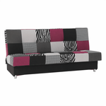 Casa si Gradina - Mobilier - Canapele si coltare - Canapele - Canapea, textil roz/gri/neagra, ALABAMA - Infinity.ro
