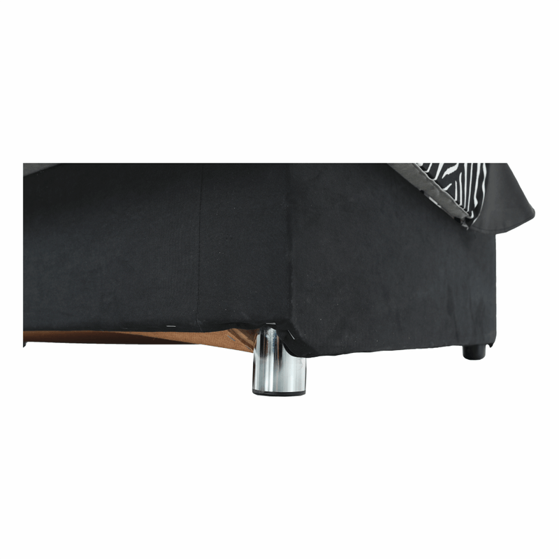 Casa si Gradina - Mobilier - Canapele si coltare - Canapele - Canapea, textil roz/gri/neagra, ALABAMA - Infinity.ro