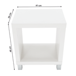 Casa si Gradina - Mobilier - Biblioteci si rafturi - Etajere - Etajera, alba, TOFI 1 NEW - Infinity.ro