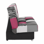 Casa si Gradina - Mobilier - Canapele si coltare - Canapele - Canapea, textil roz/gri/neagra, ALABAMA - Infinity.ro