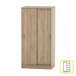 Casa si Gradina - Mobilier - Dulapuri si sifoniere - Dulapuri - Dulap, stejar sonoma, BETTY 4  BE04-002-00 - Infinity.ro