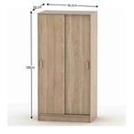 Casa si Gradina - Mobilier - Dulapuri si sifoniere - Dulapuri - Dulap, stejar sonoma, BETTY 4  BE04-002-00 - Infinity.ro