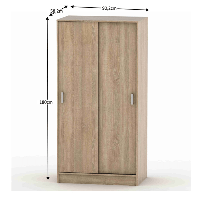 Casa si Gradina - Mobilier - Dulapuri si sifoniere - Dulapuri - Dulap, stejar sonoma, BETTY 4  BE04-002-00 - Infinity.ro