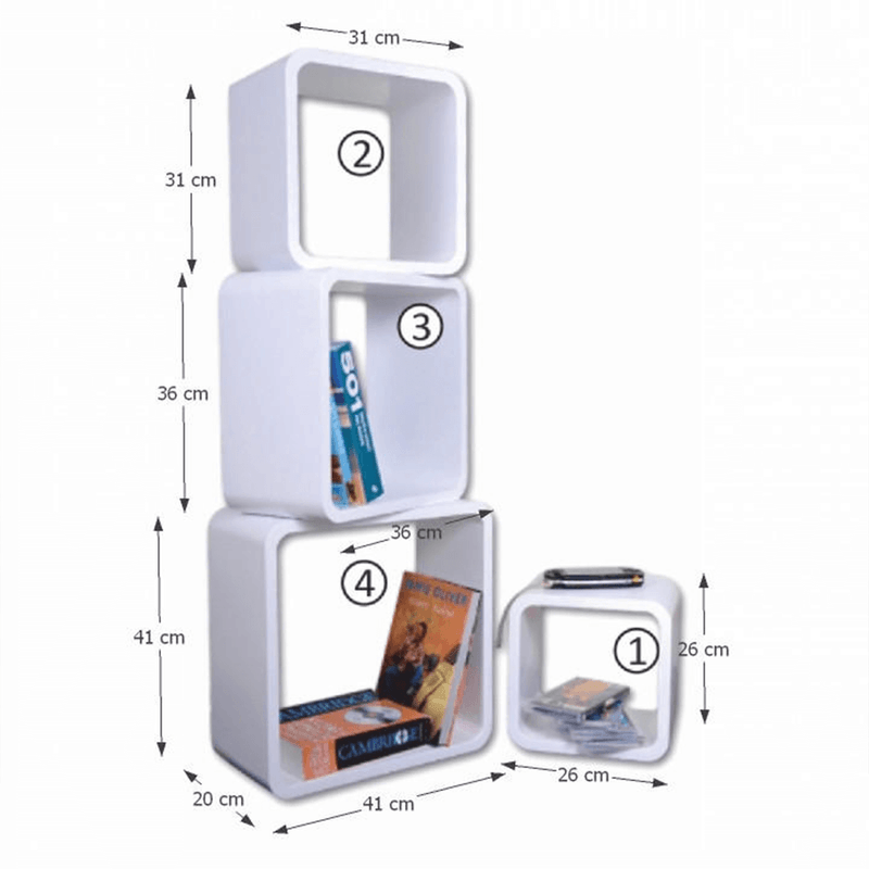 Casa si Gradina - Mobilier - Biblioteci si rafturi - Rafturi - Polite, albe, DIDO - Infinity.ro