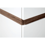 Casa si Gradina - Mobilier - Dulapuri si sifoniere - Dulapuri - Dulap, alb extra luciu ridicat HG/stejar sonoma truflu inchis, LYNATET TYP 23 - Infinity.ro