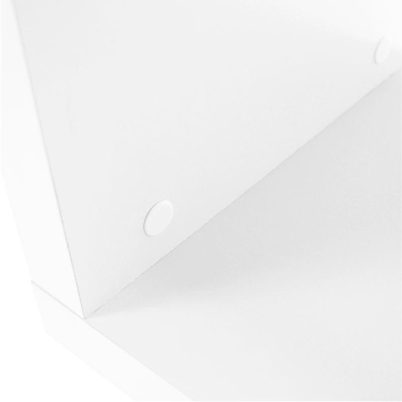 Casa si Gradina - Mobilier - Biblioteci si rafturi - Rafturi - Raft, alb/stralucire fina, BENITO - Infinity.ro