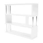 Casa si Gradina - Mobilier - Biblioteci si rafturi - Rafturi - Raft, alb/stralucire fina, BENITO - Infinity.ro