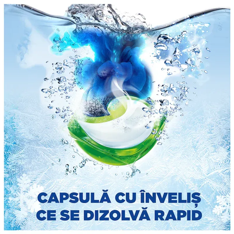 Market - Spalare si intretinere rufe - Produse intretinere textile - Detergent rufe - Detergent de rufe capsule Ariel All in One PODS Mountain Spring, 65 spalari - Infinity.ro