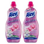 Market - Spalare si intretinere rufe - Produse intretinere textile - Balsam rufe - Set 2x Balsam Rufe Asevi Sensation Zen, 60 spalari, 1.44 l - Infinity.ro