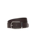 Fashion, accesorii si bijuterii - Barbati - Accesorii barbati - Curele barbati - Curea din piele cu doua fete Tommy Hilfiger AM0AM13762 Negru 105 - Infinity.ro