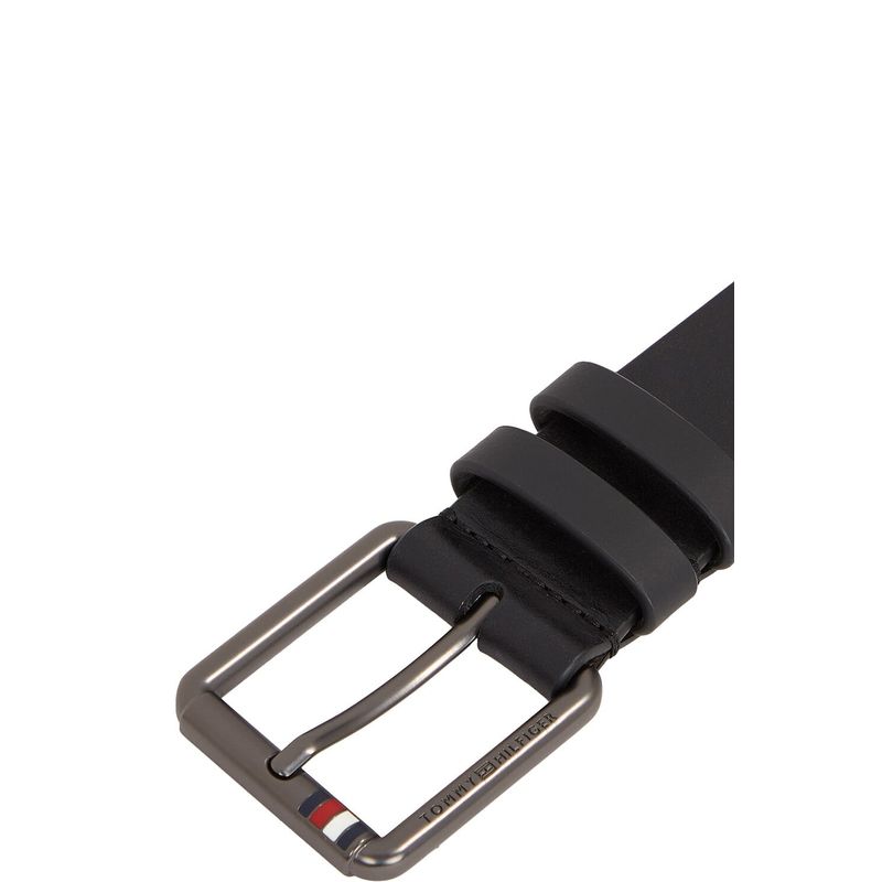Fashion, accesorii si bijuterii - Barbati - Accesorii barbati - Curele barbati - Curea de piele Tommy Hilfiger AM0AM12551 Negru 100 - Infinity.ro