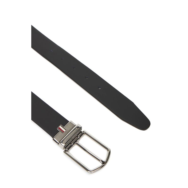 Fashion, accesorii si bijuterii - Barbati - Accesorii barbati - Curele barbati - Curea din piele cu doua fete Tommy Hilfiger AM0AM13762 Negru 90 - Infinity.ro