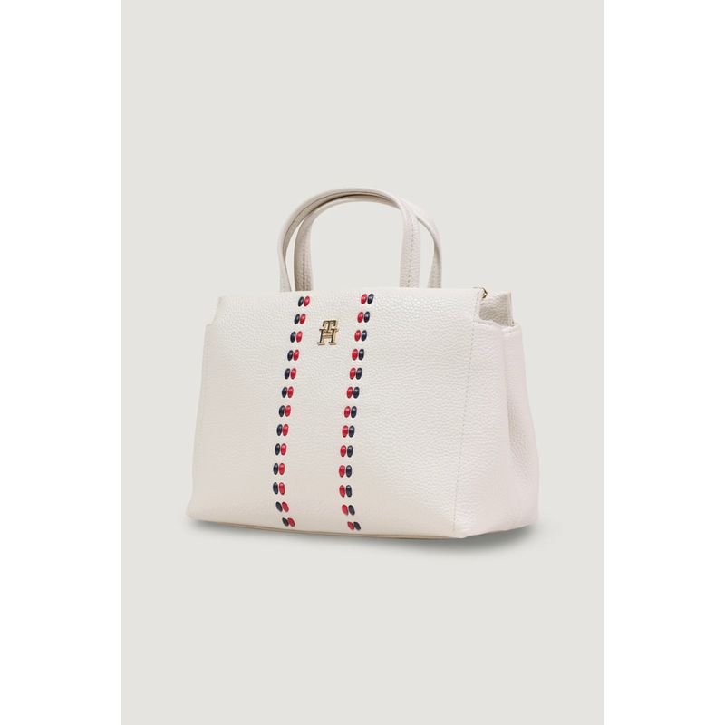 Fashion, accesorii si bijuterii - Femei - Accesorii femei - Genti si rucsacuri femei - Geanta dama Tommy Hilfiger AW0AW18154 29 x 23 x 15 cm Crem - Infinity.ro