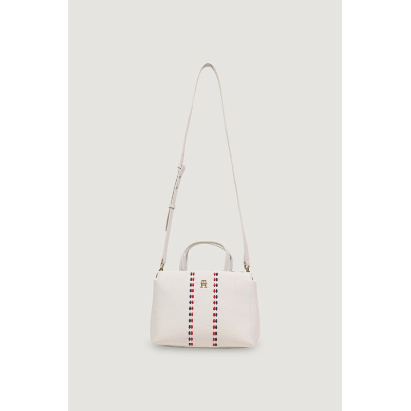 Fashion, accesorii si bijuterii - Femei - Accesorii femei - Genti si rucsacuri femei - Geanta dama Tommy Hilfiger AW0AW18154 29 x 23 x 15 cm Crem - Infinity.ro
