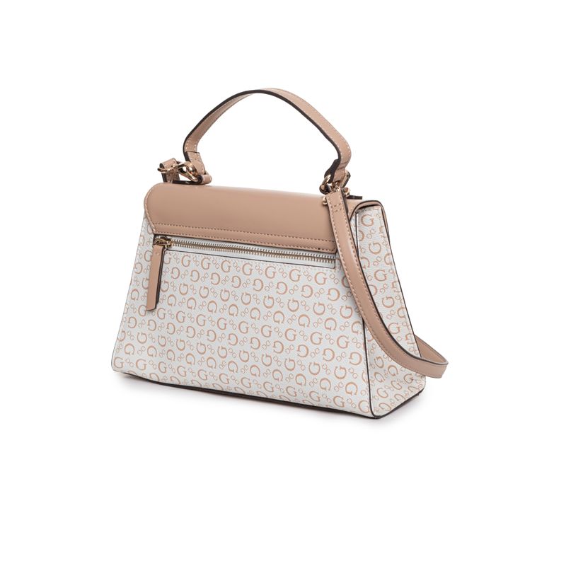 Fashion, accesorii si bijuterii - Femei - Accesorii femei - Genti si rucsacuri femei - Geanta dama Guess HWBETLP5100 Bej 28 x 19 x 8.5 cm - Infinity.ro