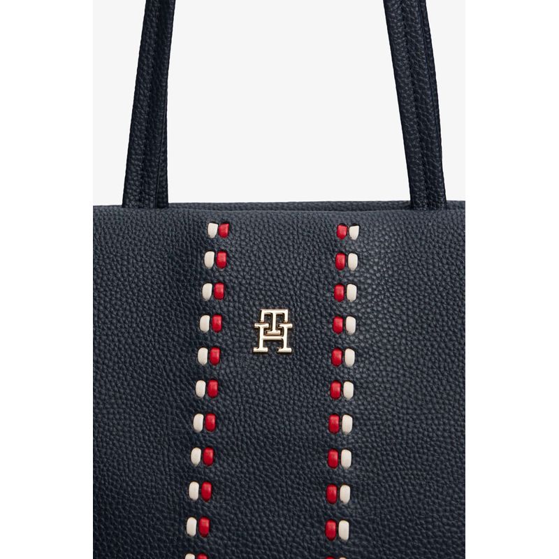 Fashion, accesorii si bijuterii - Femei - Accesorii femei - Genti si rucsacuri femei - Geanta dama Tommy Hilfiger AW0AW18157 Bleumarin 39 x 29 x 17 cm - Infinity.ro