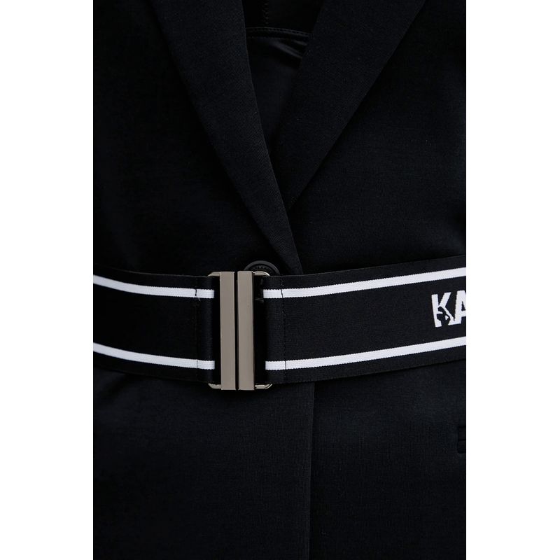 Fashion, accesorii si bijuterii - Femei - Imbracaminte femei - Sacouri si veste femei - Blazer dama Karl Lagerfeld A2W20014 S INTL Negru - Infinity.ro