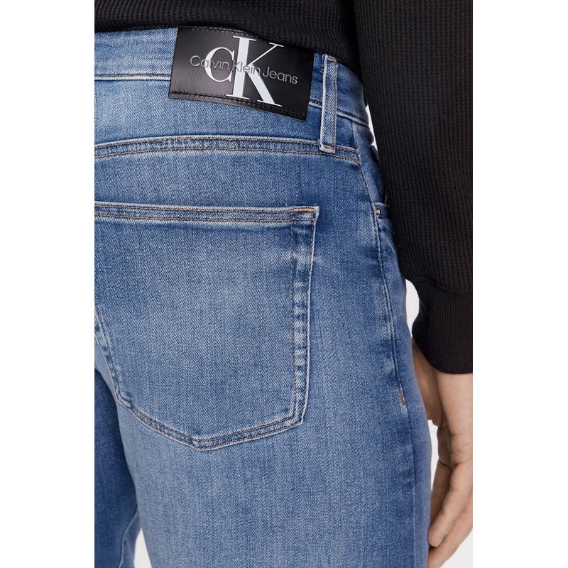 Fashion, accesorii si bijuterii - Barbati - Imbracaminte - Pantaloni barbati - Blugi barbati Calvin Klein Jeans J30J323685 W33-L32 US Albastru - Infinity.ro