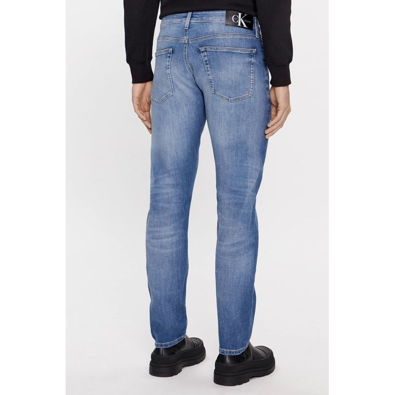 Fashion, accesorii si bijuterii - Barbati - Imbracaminte - Pantaloni barbati - Blugi barbati Calvin Klein Jeans J30J323685 W33-L32 US Albastru - Infinity.ro