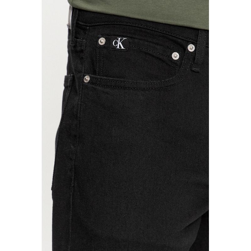 Fashion, accesorii si bijuterii - Barbati - Imbracaminte - Pantaloni barbati - Blugi barbati Calvin Klein Jeans J30J323687 W32-L32 US Negru - Infinity.ro