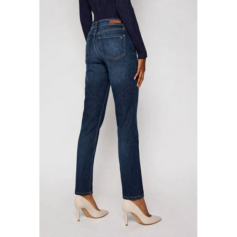 Fashion, accesorii si bijuterii - Femei - Imbracaminte femei - Pantaloni femei - Blugi dama Regular Fit Rome Tommy Hilfiger 1M87624289 W29-L30 US Bleumarin - Infinity.ro