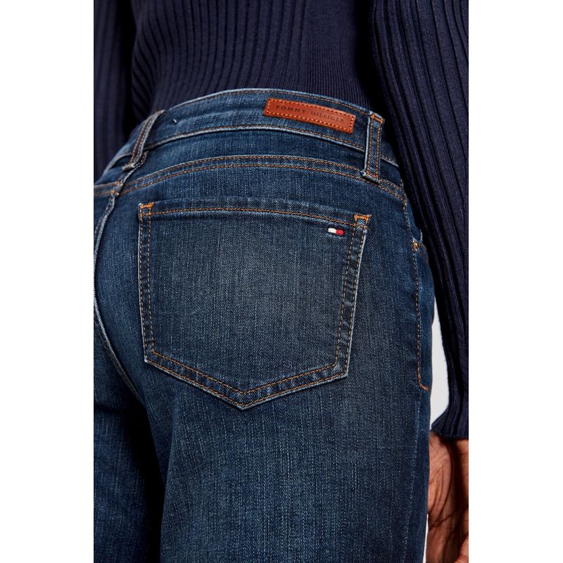 Fashion, accesorii si bijuterii - Femei - Imbracaminte femei - Pantaloni femei - Blugi dama Regular Fit Rome Tommy Hilfiger 1M87624289 W29-L30 US Bleumarin - Infinity.ro
