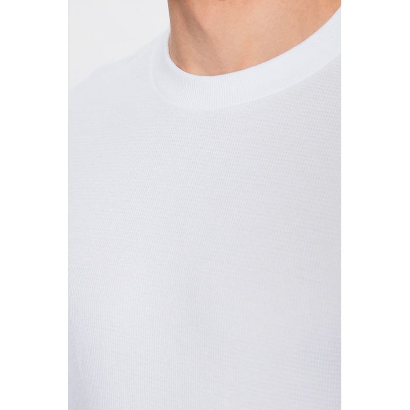Fashion, accesorii si bijuterii - Barbati - Imbracaminte - Tricouri si bluze barbati - Bluza barbati Calvin Klein jeans  J30J323485 L INTL Alb - Infinity.ro