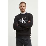 Fashion, accesorii si bijuterii - Barbati - Imbracaminte - Tricouri si bluze barbati - Bluza barbati Calvin Klein jeans J30J320933 M INTL Negru - Infinity.ro