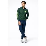 Fashion, accesorii si bijuterii - Barbati - Imbracaminte - Treninguri barbati - Trening barbati Lotto LA1076, set bluza cu fermoar si pantaloni, regular fit 2XL INTL Verde - Infinity.ro