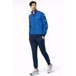 Fashion, accesorii si bijuterii - Barbati - Imbracaminte - Treninguri barbati - Trening barbati Lotto LA1077, set bluza cu fermoar si pantaloni, regular fit M INTL Albastru jeans - Infinity.ro