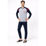 Fashion, accesorii si bijuterii - Barbati - Lenjerie si pijamale barbati - Pijamale barbati - Pijama barbati Lotto LP1220C, set 2 piese, bumbac 5XL INTL Gri - Infinity.ro