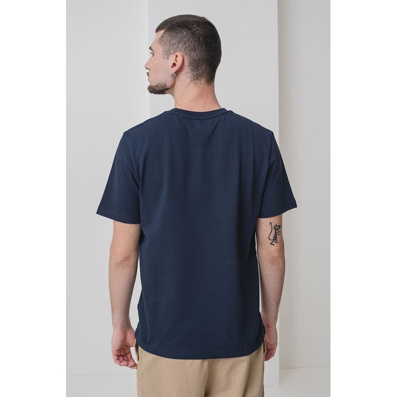 Fashion, accesorii si bijuterii - Barbati - Imbracaminte - Tricouri si bluze barbati - Tricou barbati Tommy Hilfiger MW0MW38981 L INTL Bleumarin - Infinity.ro