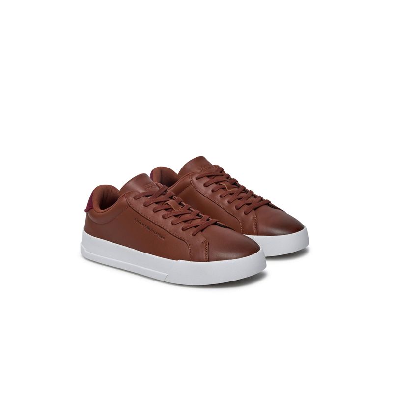 Fashion, accesorii si bijuterii - Barbati - Incaltaminte barbati - Sneakers si tenisi barbati - Pantofi barbati Tommy Hilfiger FM0FM05207 41 EU Maro - Infinity.ro