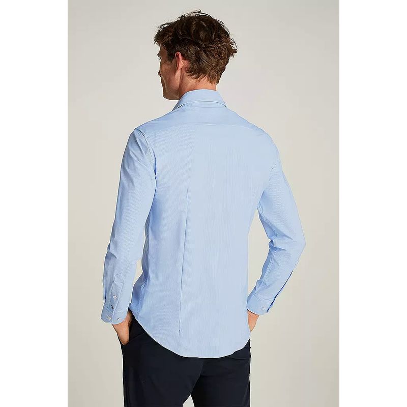 Fashion, accesorii si bijuterii - Barbati - Imbracaminte - Camasi barbati - Camasa barbati Tommy Hilfiger MW0MW36866 S INTL Albastru - Infinity.ro