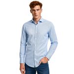 Fashion, accesorii si bijuterii - Barbati - Imbracaminte - Camasi barbati - Camasa barbati Tommy Hilfiger MW0MW36866 S INTL Albastru - Infinity.ro