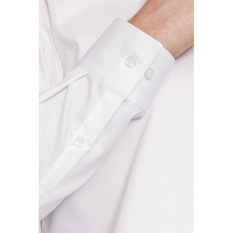 Fashion, accesorii si bijuterii - Barbati - Imbracaminte - Camasi barbati - Camasa barbati Calvin Klein K10K108426 40 Alb - Infinity.ro