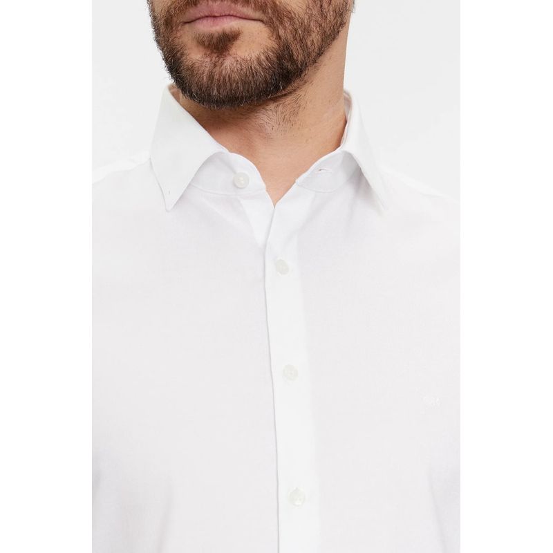 Fashion, accesorii si bijuterii - Barbati - Imbracaminte - Camasi barbati - Camasa barbati Calvin Klein K10K108426 40 Alb - Infinity.ro