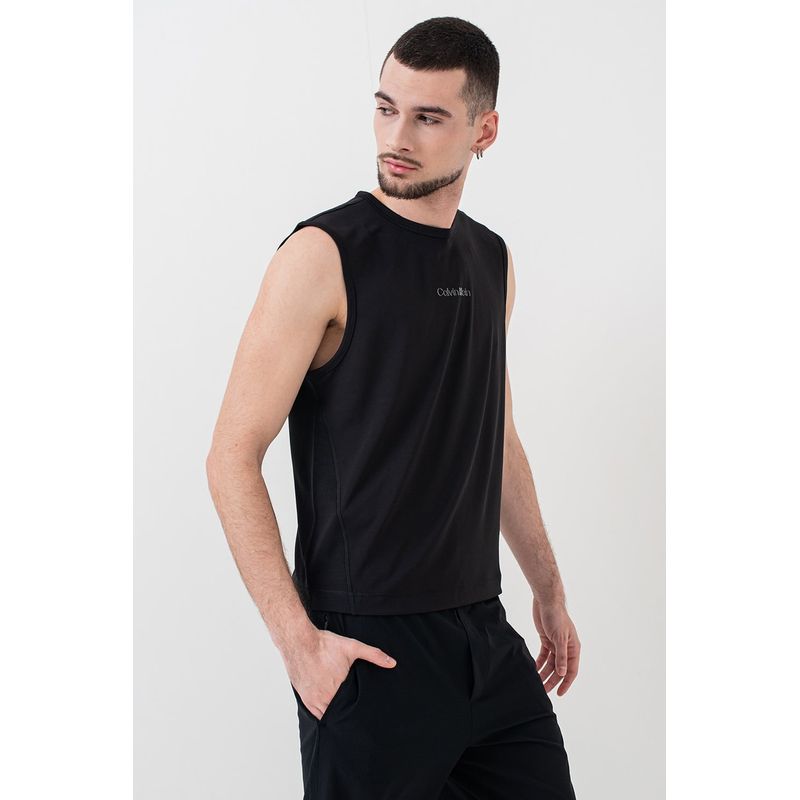 Fashion, accesorii si bijuterii - Barbati - Imbracaminte - Tricouri si bluze barbati - Tricou barbati Calvin Klein Performance  LVGMS5K165 L INTL Negru - Infinity.ro
