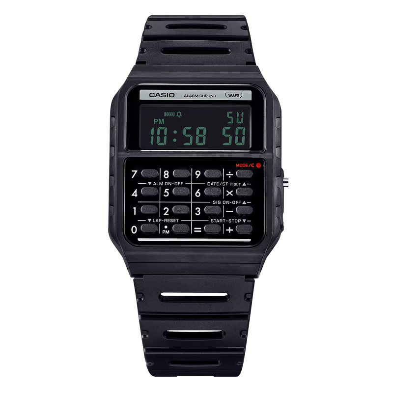 Fashion, accesorii si bijuterii - Barbati - Bijuterii barbati - Ceasuri barbati - Mini Calculator Unisex Watch CA-53WB-1BEF - Infinity.ro