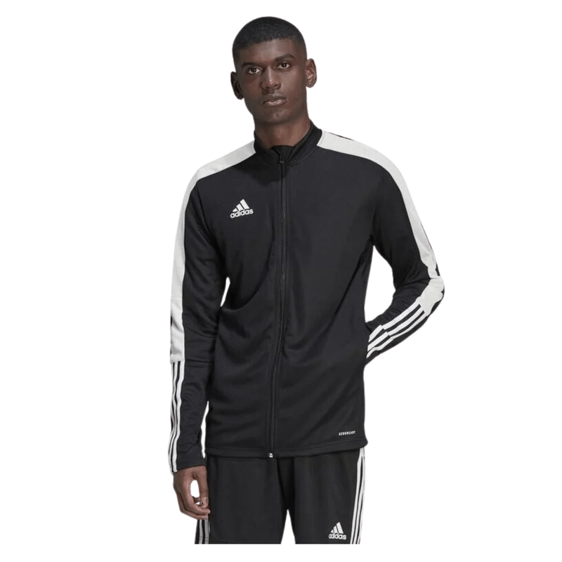 Fashion, accesorii si bijuterii - Barbati - Imbracaminte - Hanorace barbati - Male Tiro Sports Jacket H60019-BLACK - Infinity.ro