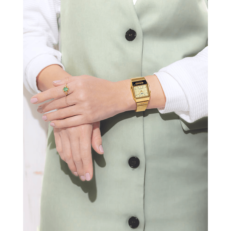 Fashion, accesorii si bijuterii - Femei - Bijuterii femei - Ceasuri femei - Retro  Unisex Watch AQ-800EG-9AEF - Infinity.ro