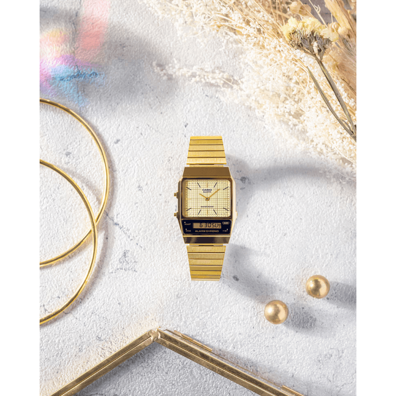 Fashion, accesorii si bijuterii - Femei - Bijuterii femei - Ceasuri femei - Retro  Unisex Watch AQ-800EG-9AEF - Infinity.ro