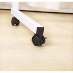 Casa si Gradina - Mobilier - Mese si birouri - Mese living - Masa Universala, Inaltime Reglabila, Cu Roti Blocabile, Ideal pt Laptop, Scris, Servit Mancarea, 60x40 cm, Alba - Infinity.ro