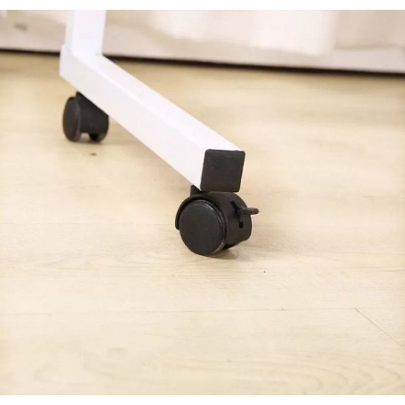 Casa si Gradina - Mobilier - Mese si birouri - Mese living - Masa Universala, Inaltime Reglabila, Cu Roti Blocabile, Ideal pt Laptop, Scris, Servit Mancarea, 60x40 cm, Alba - Infinity.ro