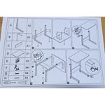 Casa si Gradina - Mobilier - Mese si birouri - Mese living - Masa Universala, Inaltime Reglabila, Cu Roti Blocabile, Ideal pt Laptop, Scris, Servit Mancarea, 60x40 cm, Alba - Infinity.ro