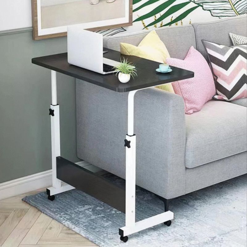 Casa si Gradina - Mobilier - Mese si birouri - Mese living - Masa Universala, Inaltime Reglabila, Cu Roti Blocabile, Ideal pt Laptop, Scris, Servit Mancarea, 60x40 cm, Neagra - Infinity.ro